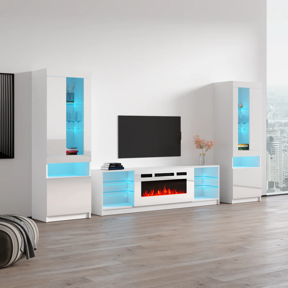 Boston WH01 Fireplace Entertainment Center - Image 3