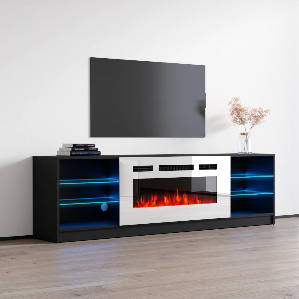 Boston WH01 Fireplace TV Stand - Image 10