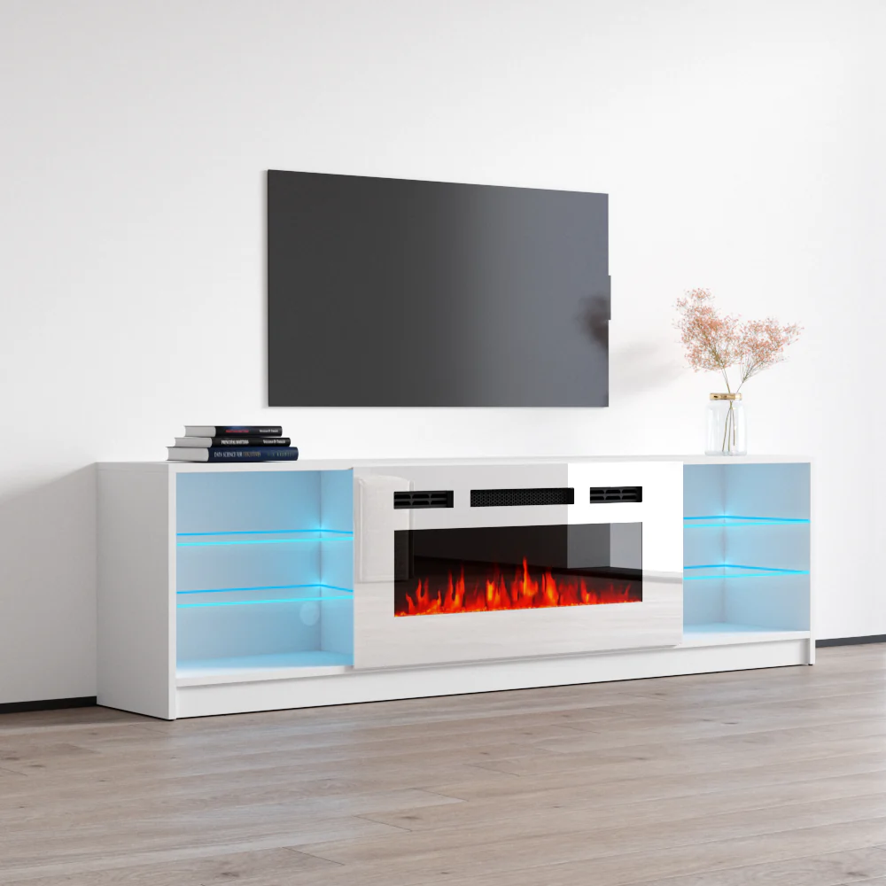 Boston WH01 Fireplace TV Stand - Image 3