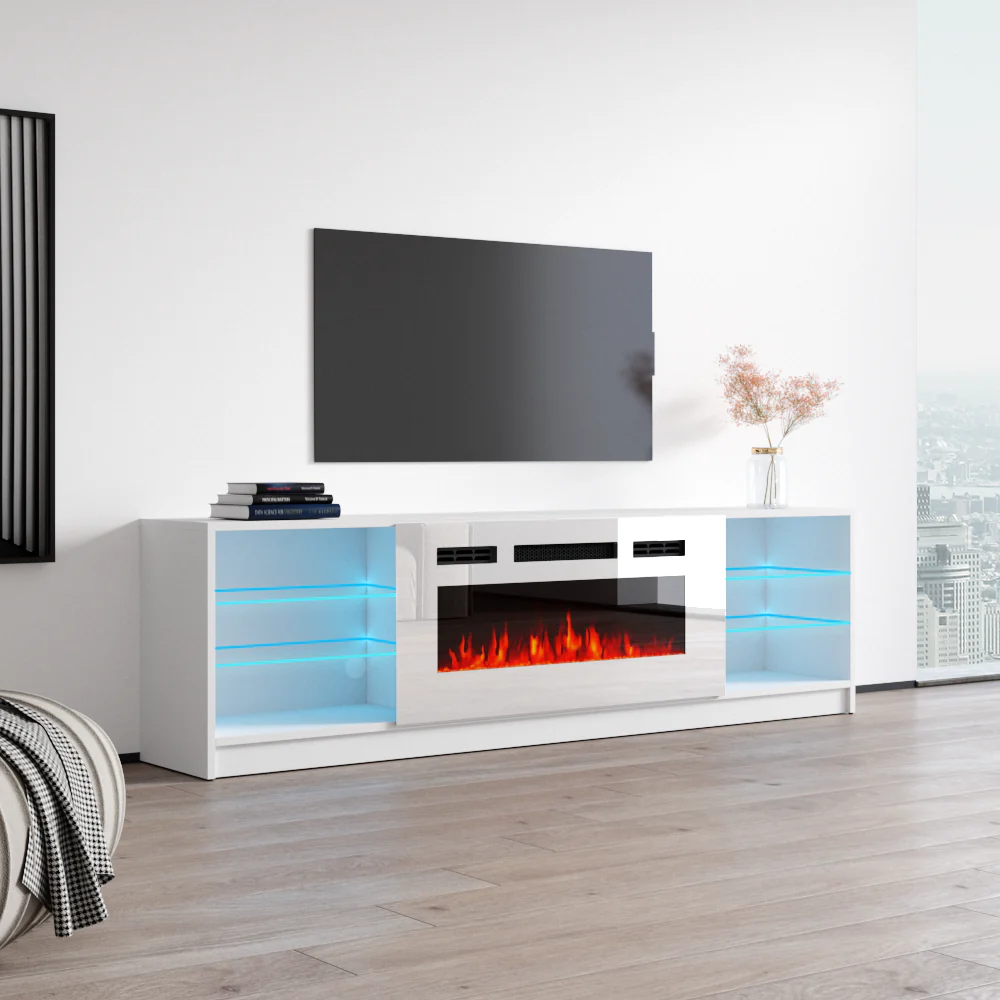 Boston WH01 Fireplace TV Stand - Image 4