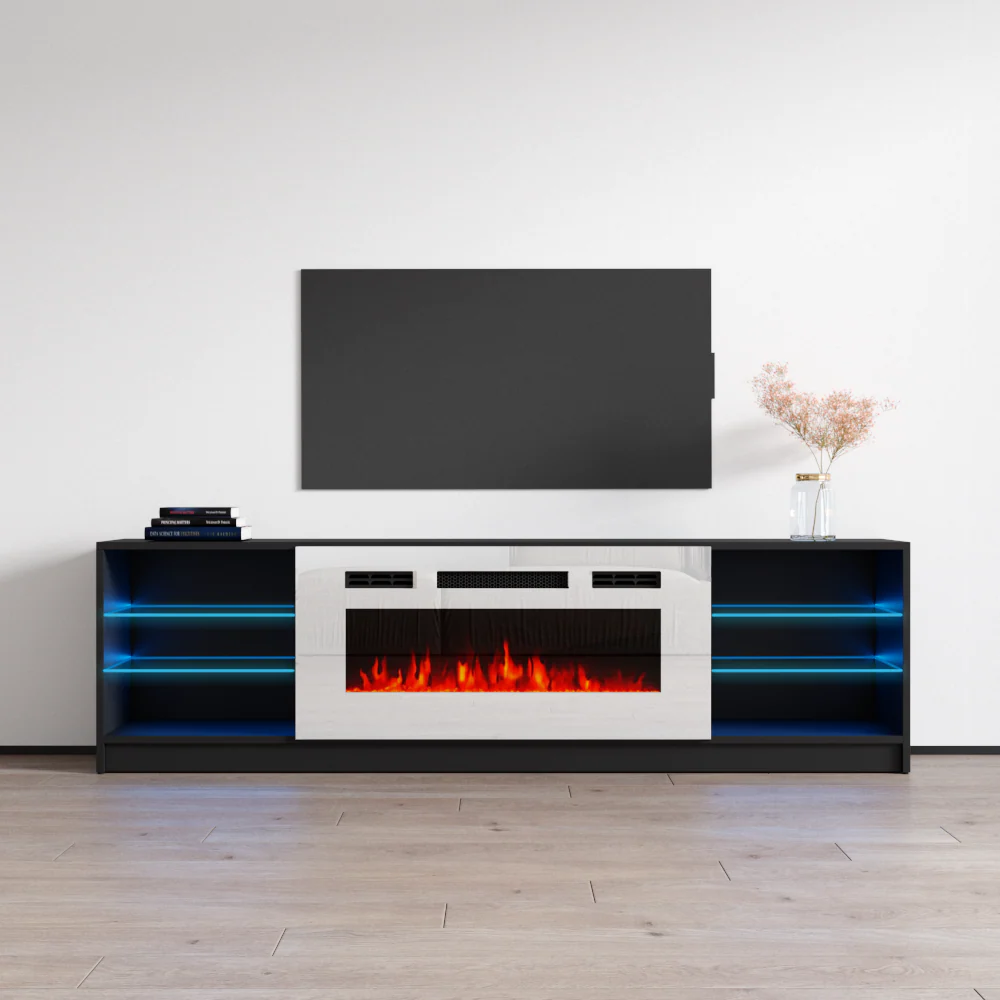 Boston WH01 Fireplace TV Stand - Image 8