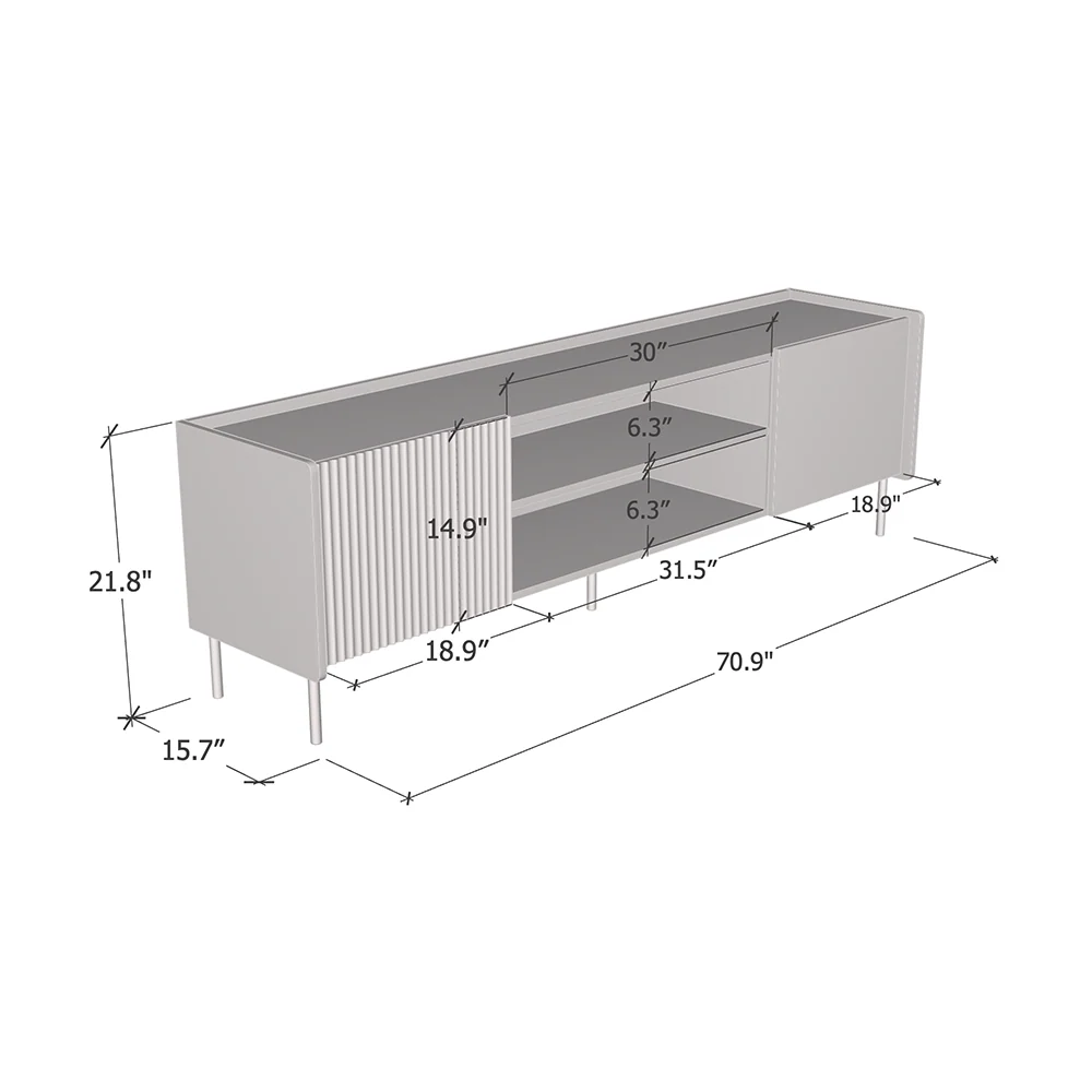 Brandy 180 TV Stand - Image 5
