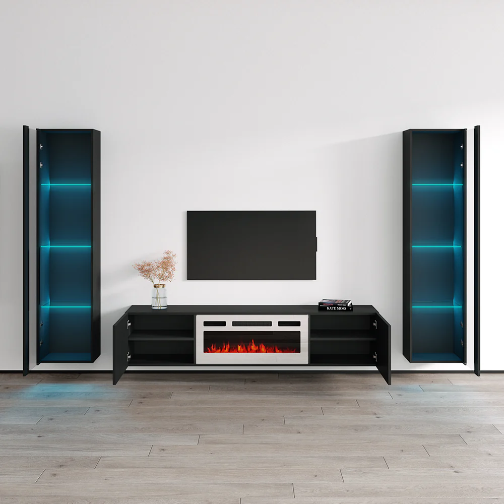 Cali WH-EF Floating Fireplace Entertainment Center - Image 14