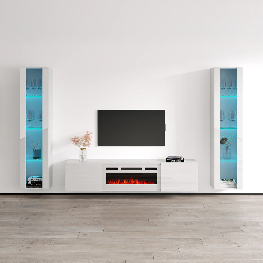 Cali WH-EF Floating Fireplace Entertainment Center - Image 16