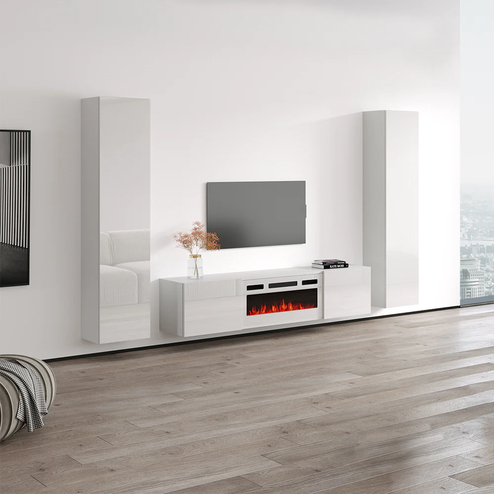 Cali WH-EF Floating Fireplace Entertainment Center - Image 3