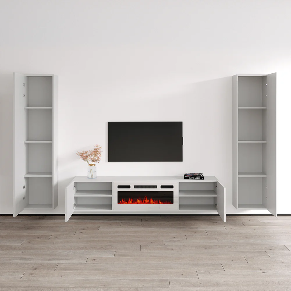 Cali WH-EF Floating Fireplace Entertainment Center - Image 4