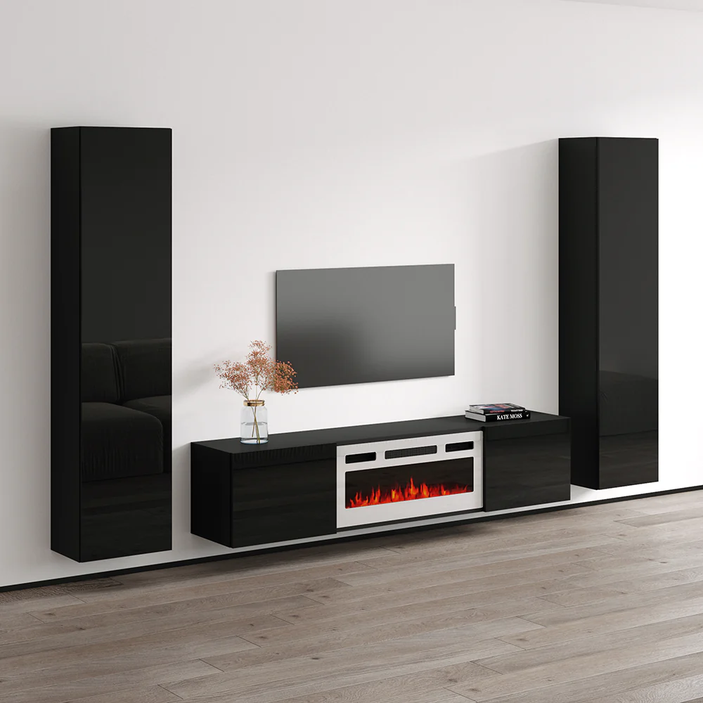 Cali WH-EF Floating Fireplace Entertainment Center - Image 7
