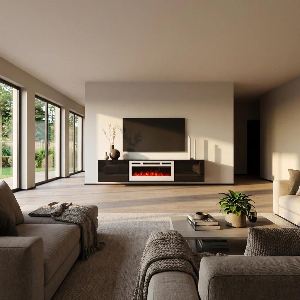 Cali WH-EF Floating Fireplace TV Stand - Image 12