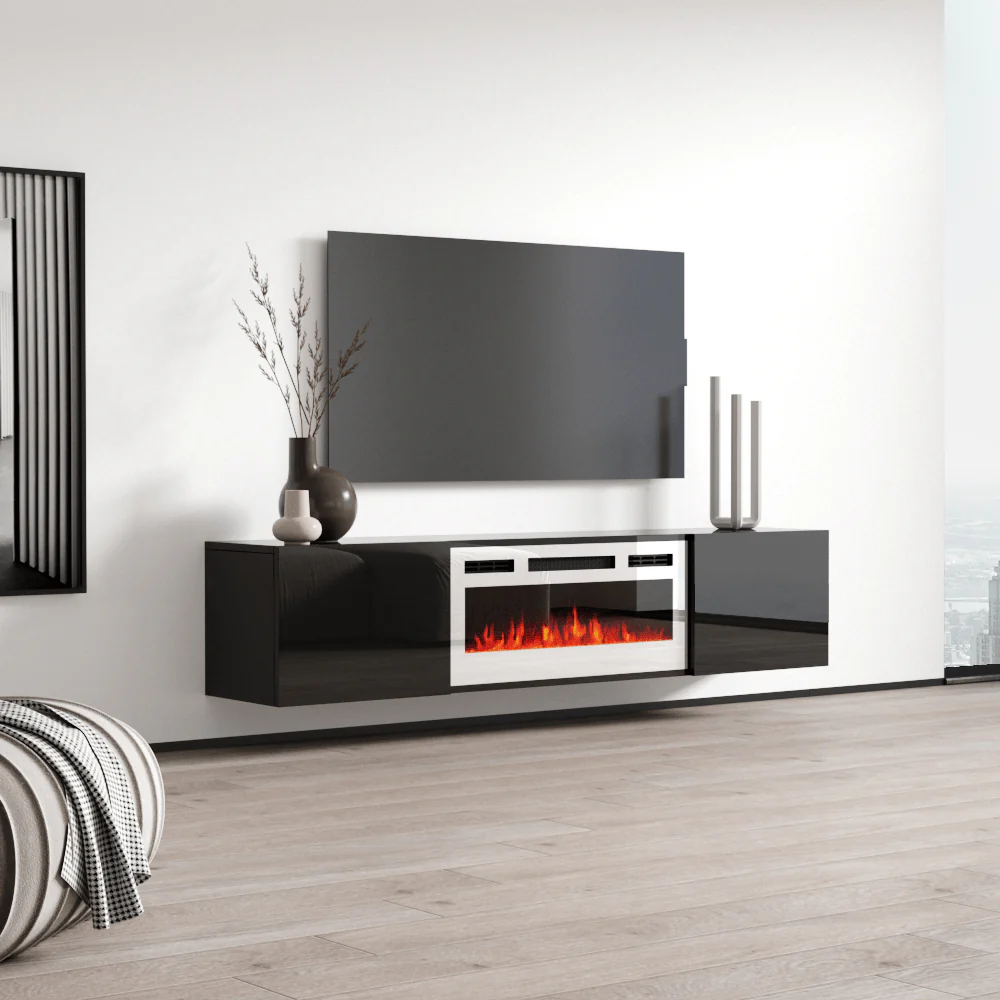 Cali WH-EF Floating Fireplace TV Stand - Image 14