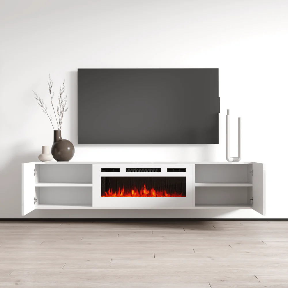 Cali WH-EF Floating Fireplace TV Stand - Image 6