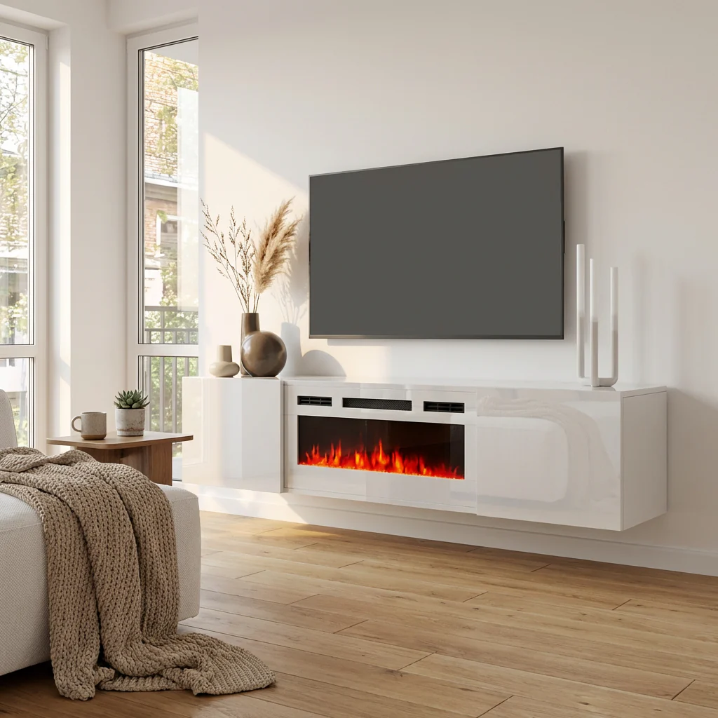 Cali WH-EF Floating Fireplace TV Stand - Image 8