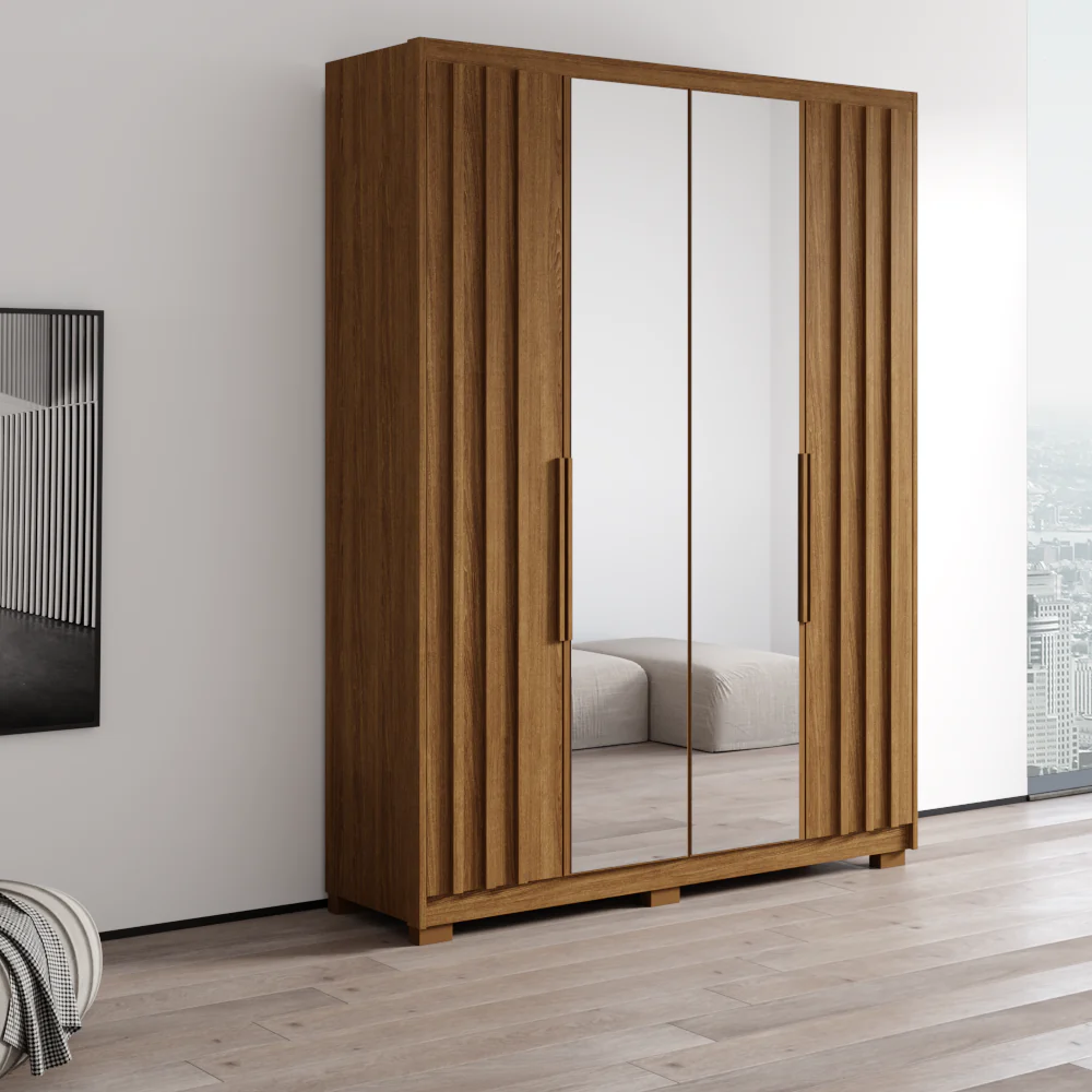 California Wardrobe with Mirror - Image 3