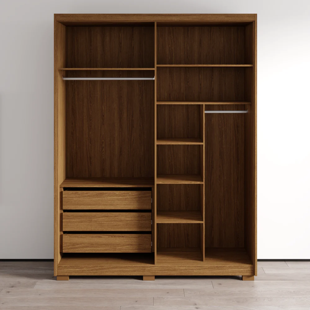California Wardrobe with Mirror - Image 4
