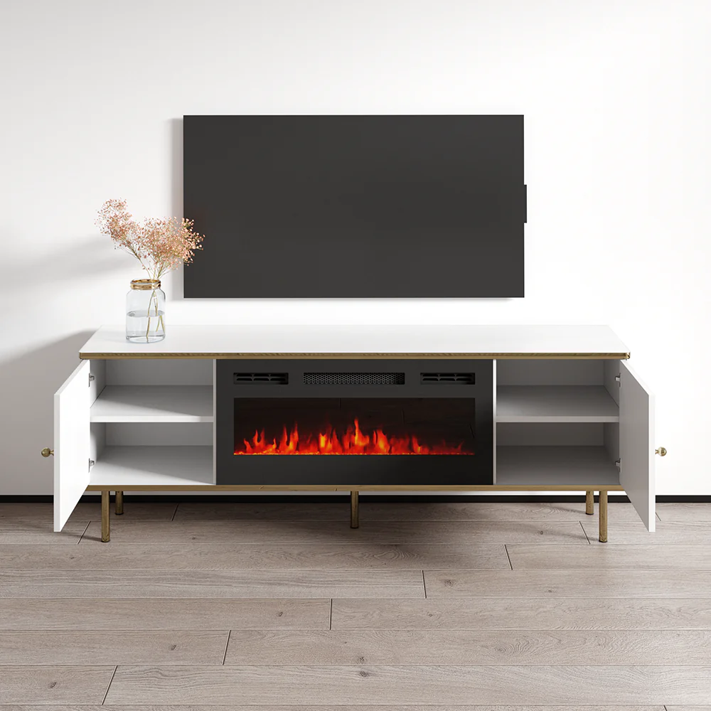 Camelia BL-EF Fireplace TV Stand - Image 10