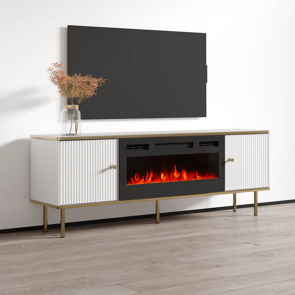 Camelia BL-EF Fireplace TV Stand - Image 8
