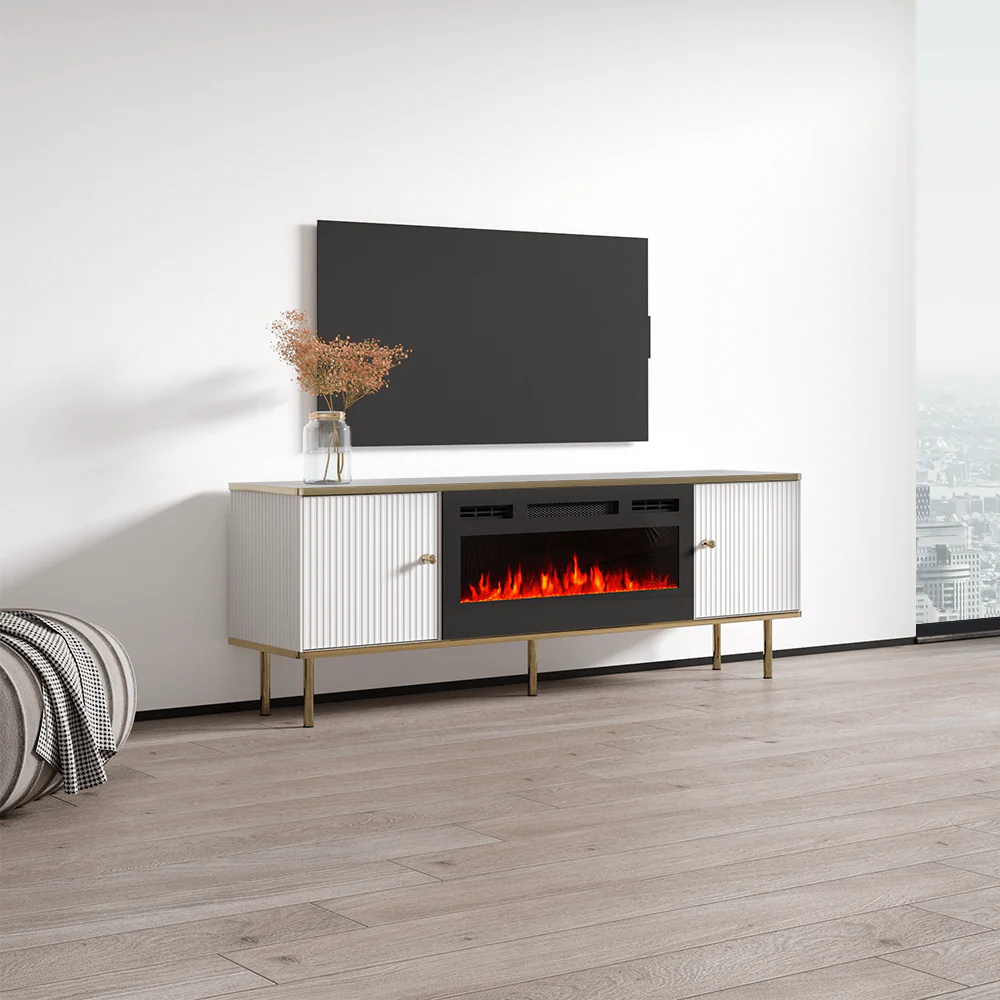 Camelia BL-EF Fireplace TV Stand - Image 9