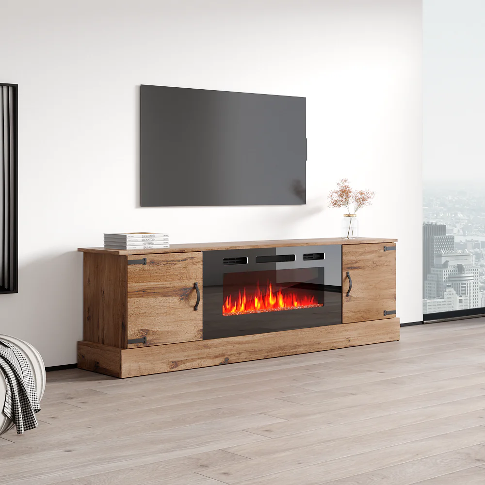 Carmen BL-EF Fireplace TV Stand - Image 8