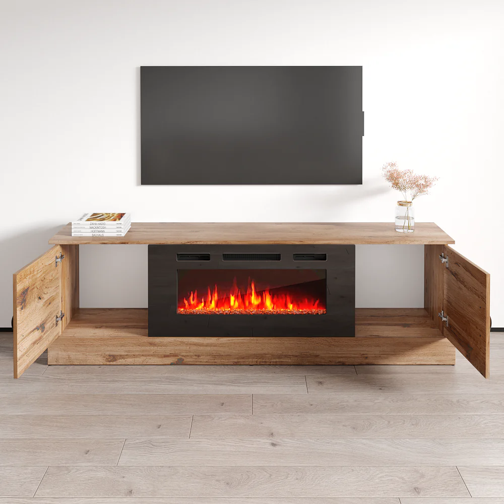 Carmen BL-EF Fireplace TV Stand - Image 9