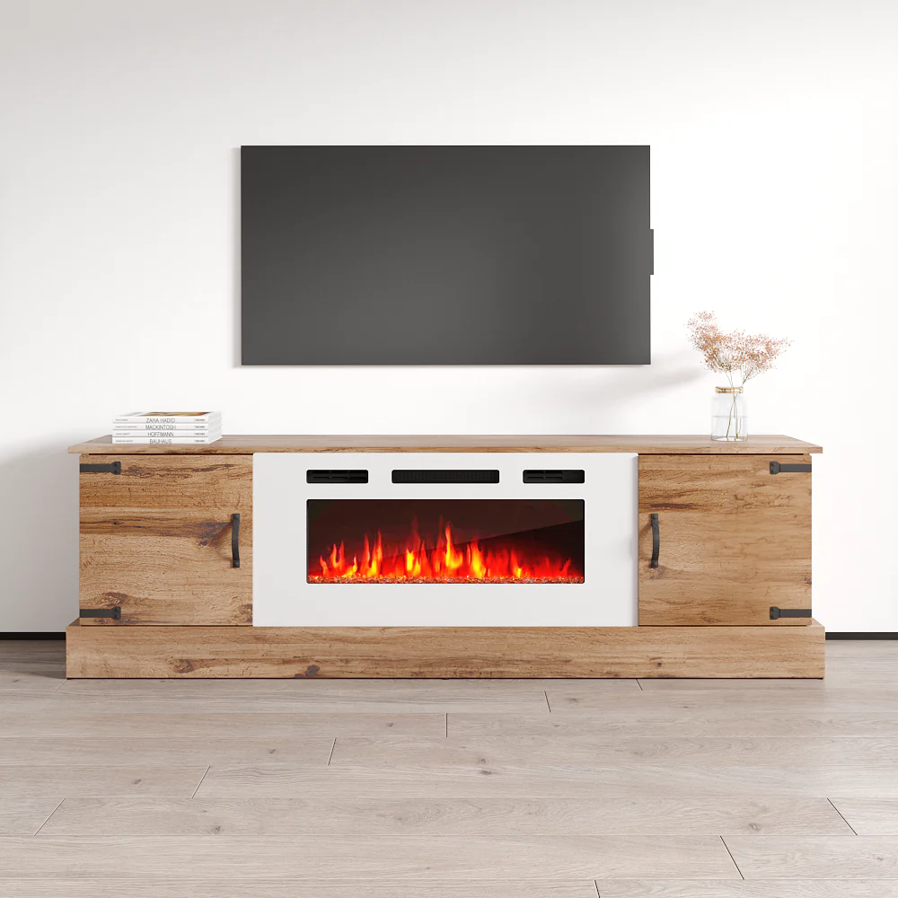 Carmen WH-EF Fireplace TV Stand - Image 6