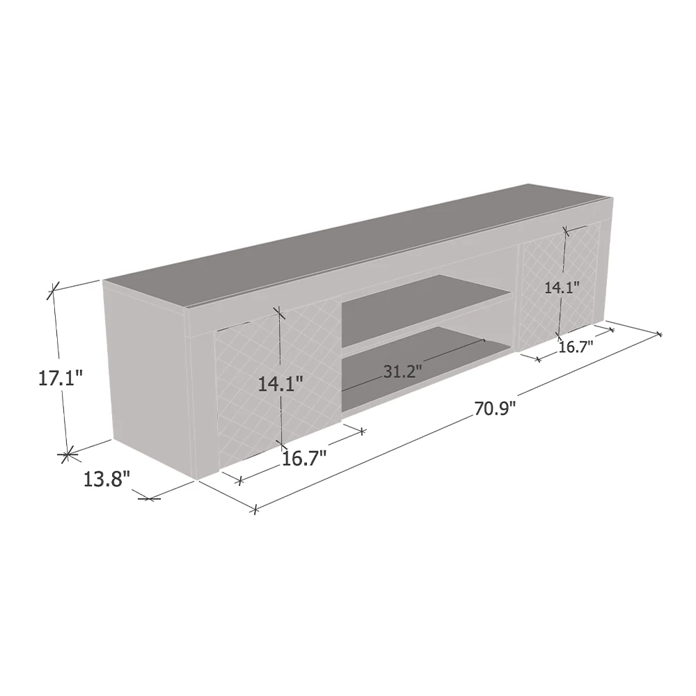 Dia 01 Floating TV Stand - Image 7