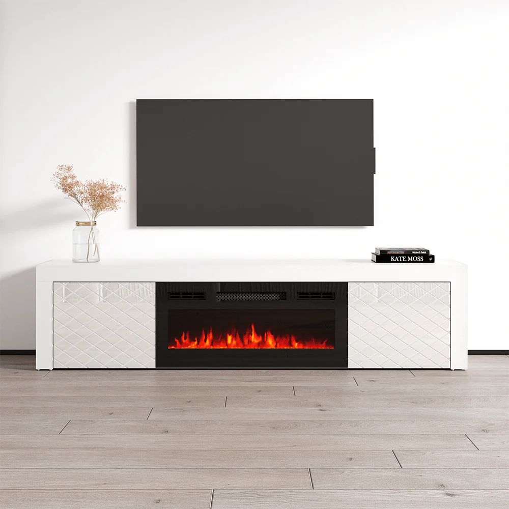 Dia BL-EF Floating Fireplace TV Stand - Image 4