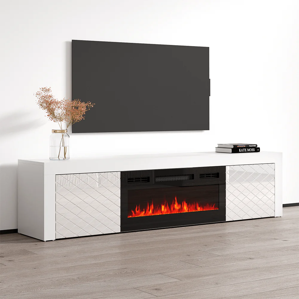 Dia BL-EF Floating Fireplace TV Stand - Image 5