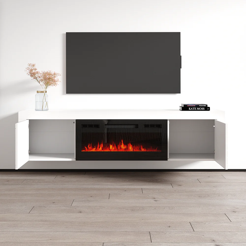 Dia BL-EF Floating Fireplace TV Stand - Image 6