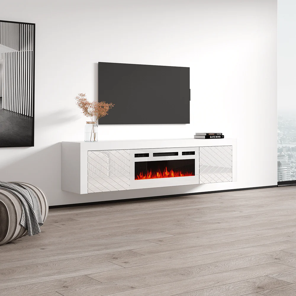 Dia WH-EF Floating Fireplace TV Stand - Image 3