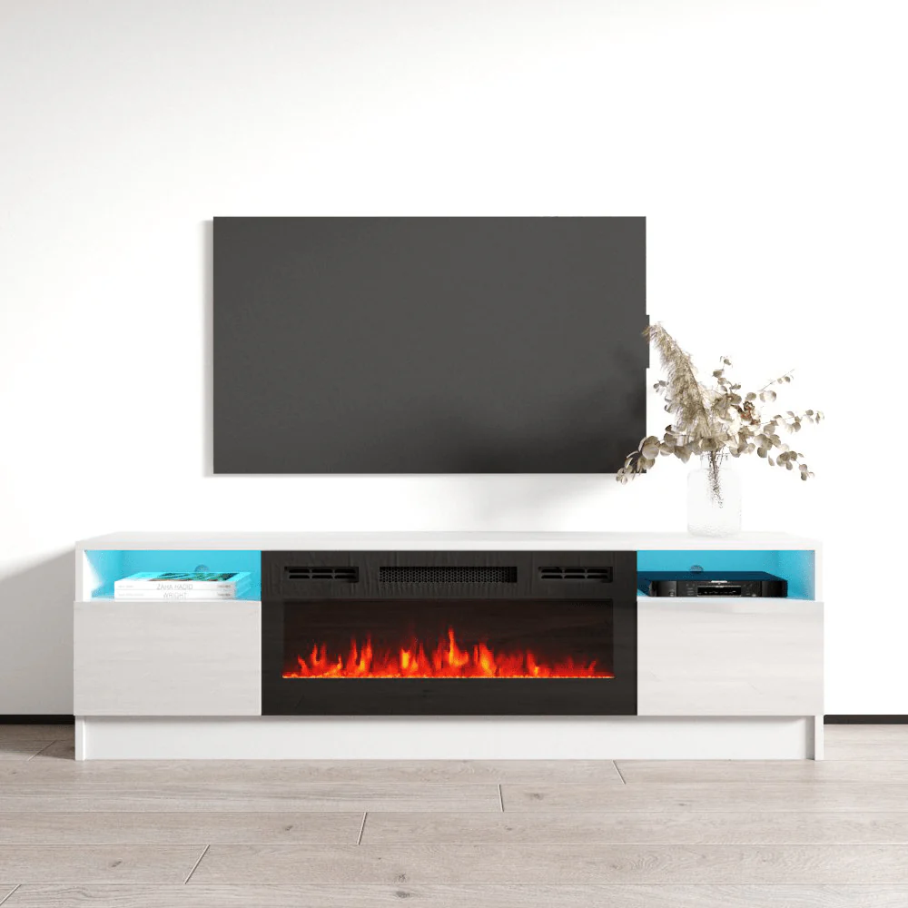 Duke 01 BL-EF Fireplace TV Stand - Image 16