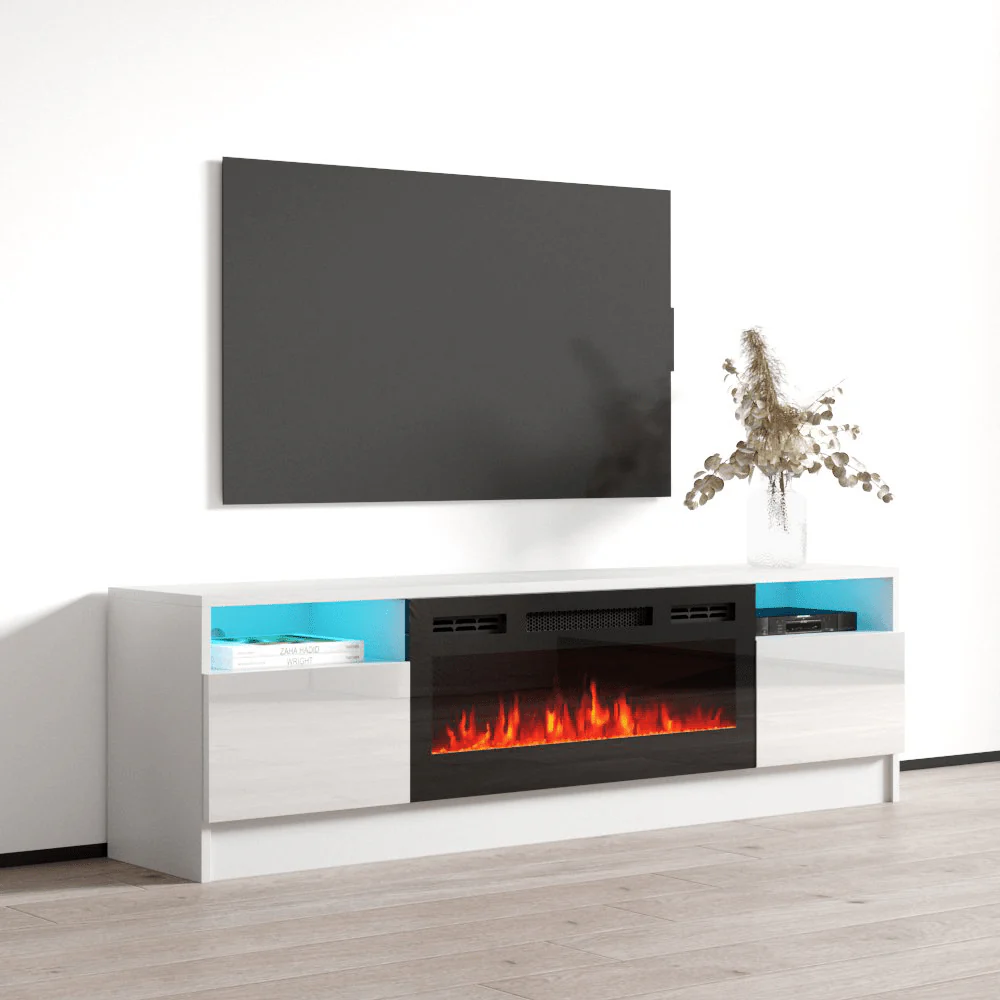 Duke 01 BL-EF Fireplace TV Stand - Image 18