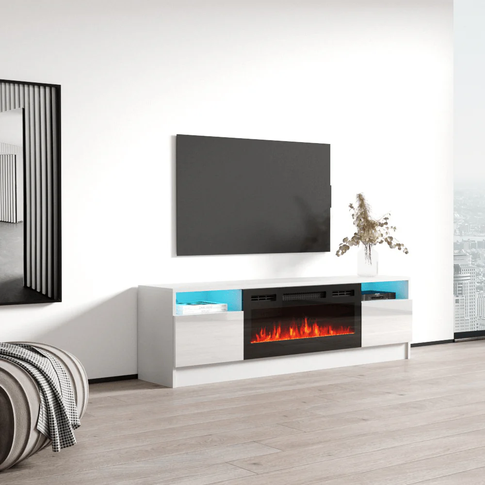 Duke 01 BL-EF Fireplace TV Stand - Image 19