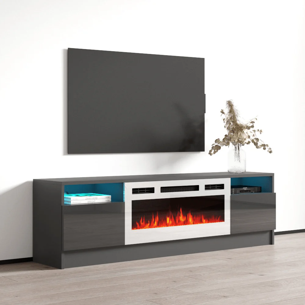 Duke 01 WH-EF Fireplace TV Stand - Image 18