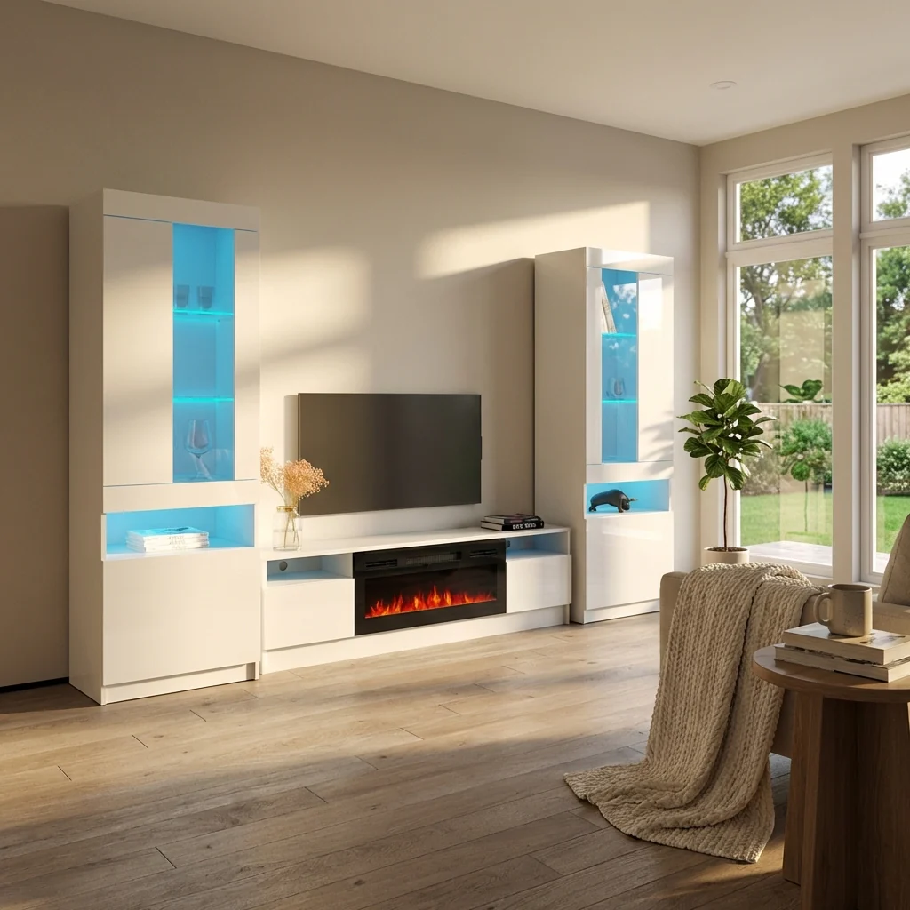 Duke BL-EF Fireplace Entertainment Center - Image 11