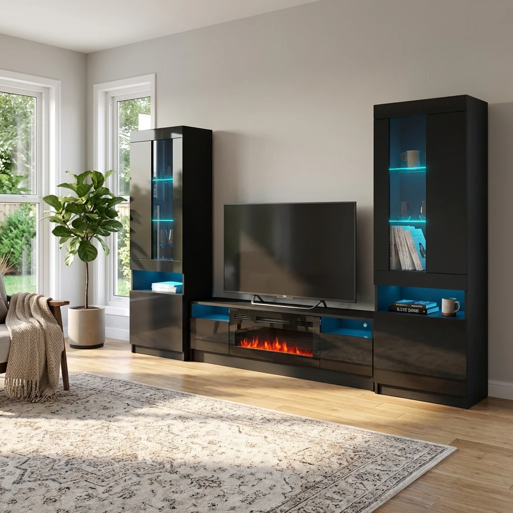 Duke BL-EF Fireplace Entertainment Center - Image 5