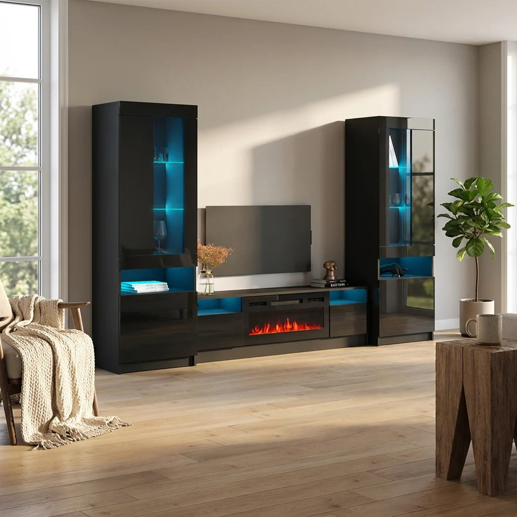 Duke BL-EF Fireplace Entertainment Center - Image 6