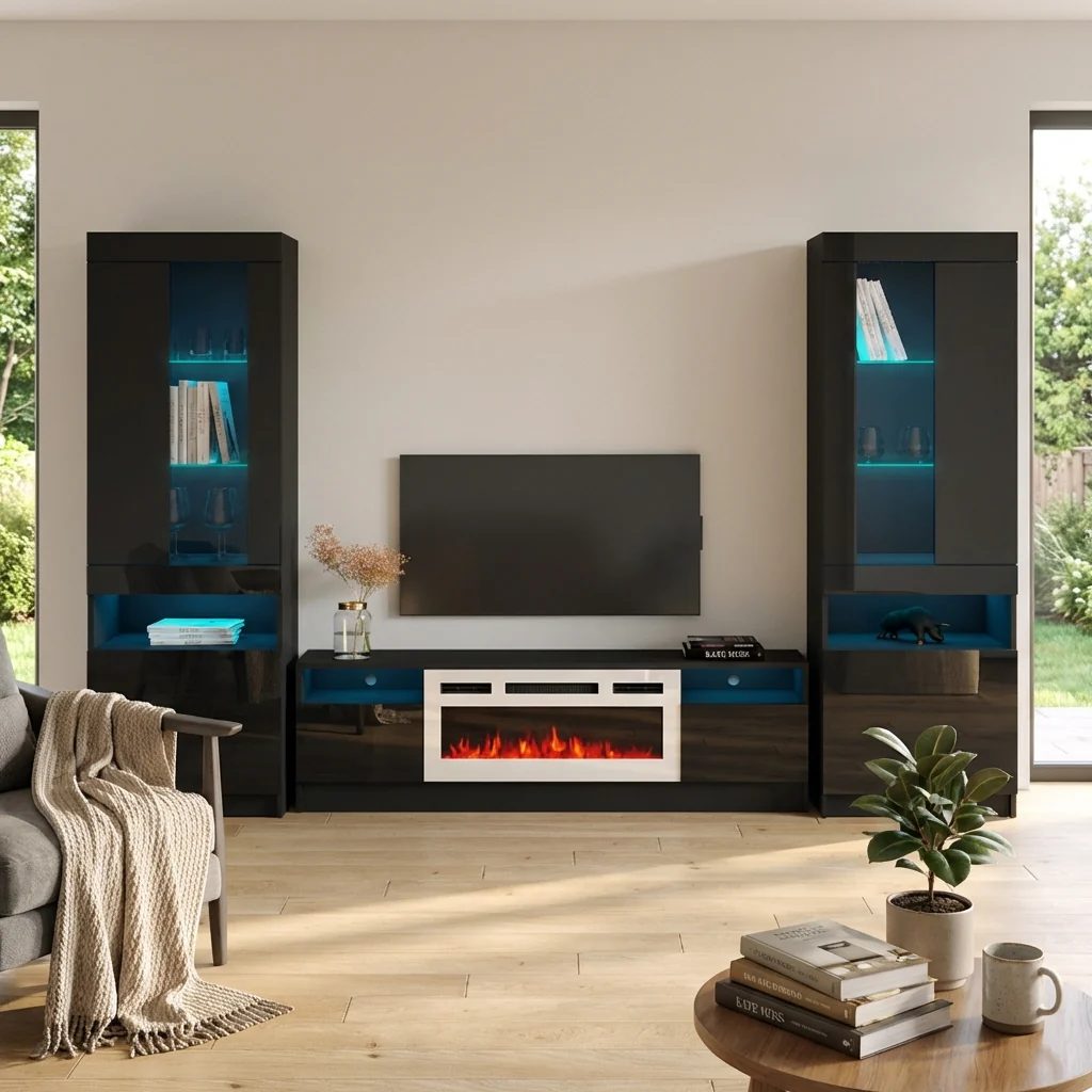 Duke WH-EF Fireplace Entertainment Center - Image 9