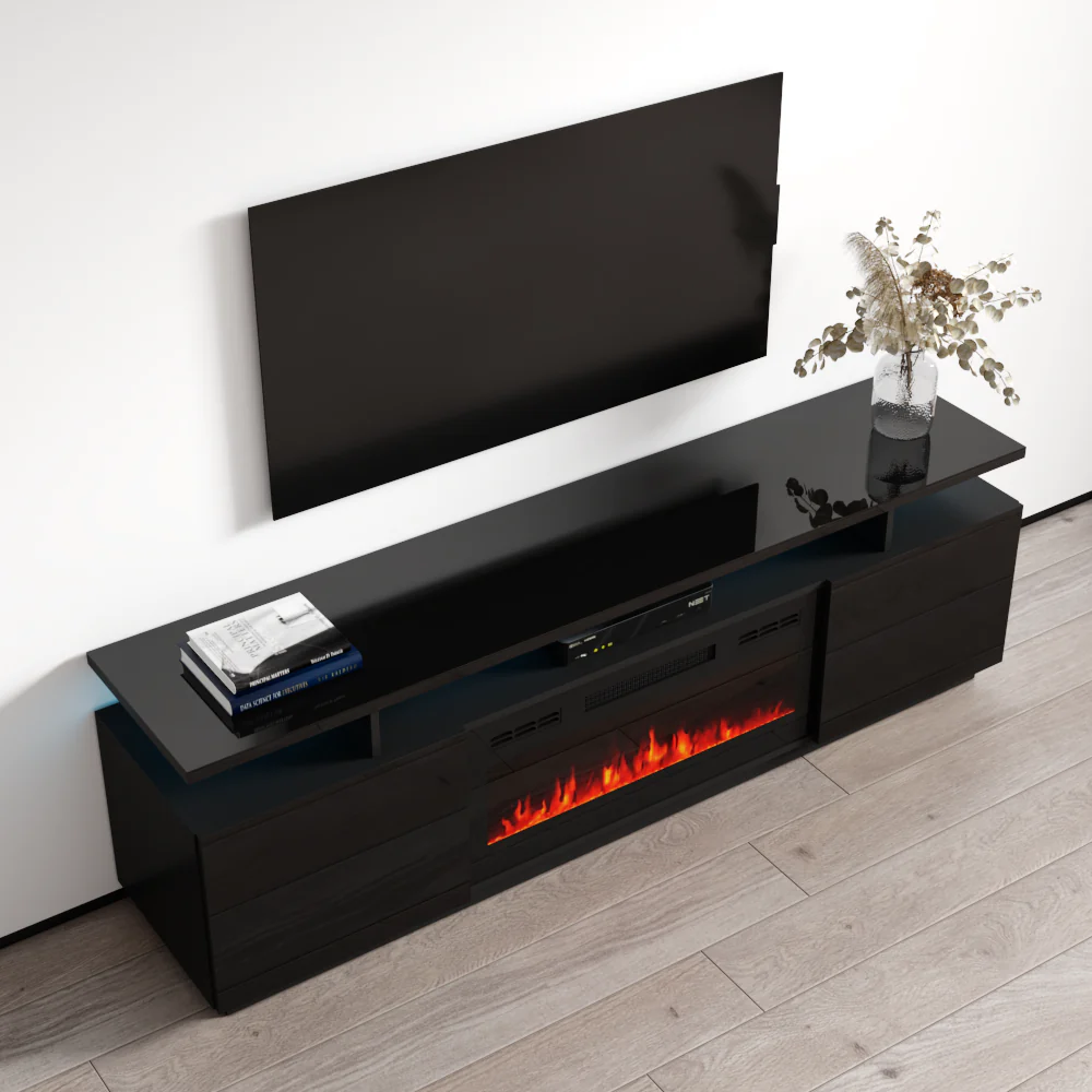 Eva-KBL Fireplace TV Stand - Image 5
