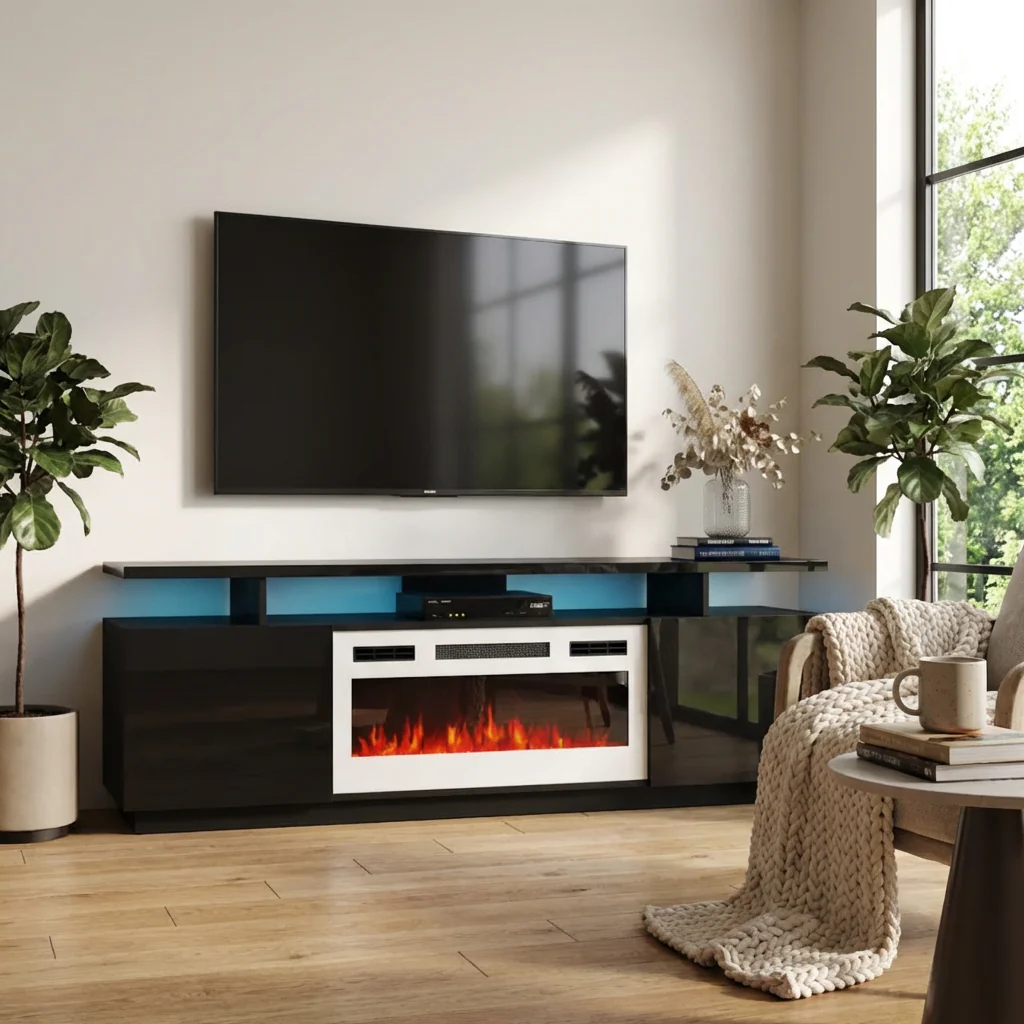 Eva-KWH Fireplace TV Stand - Image 10