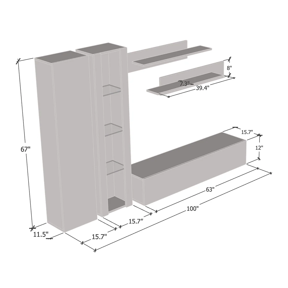 Fly A 30TV Floating Entertainment Center - Image 20
