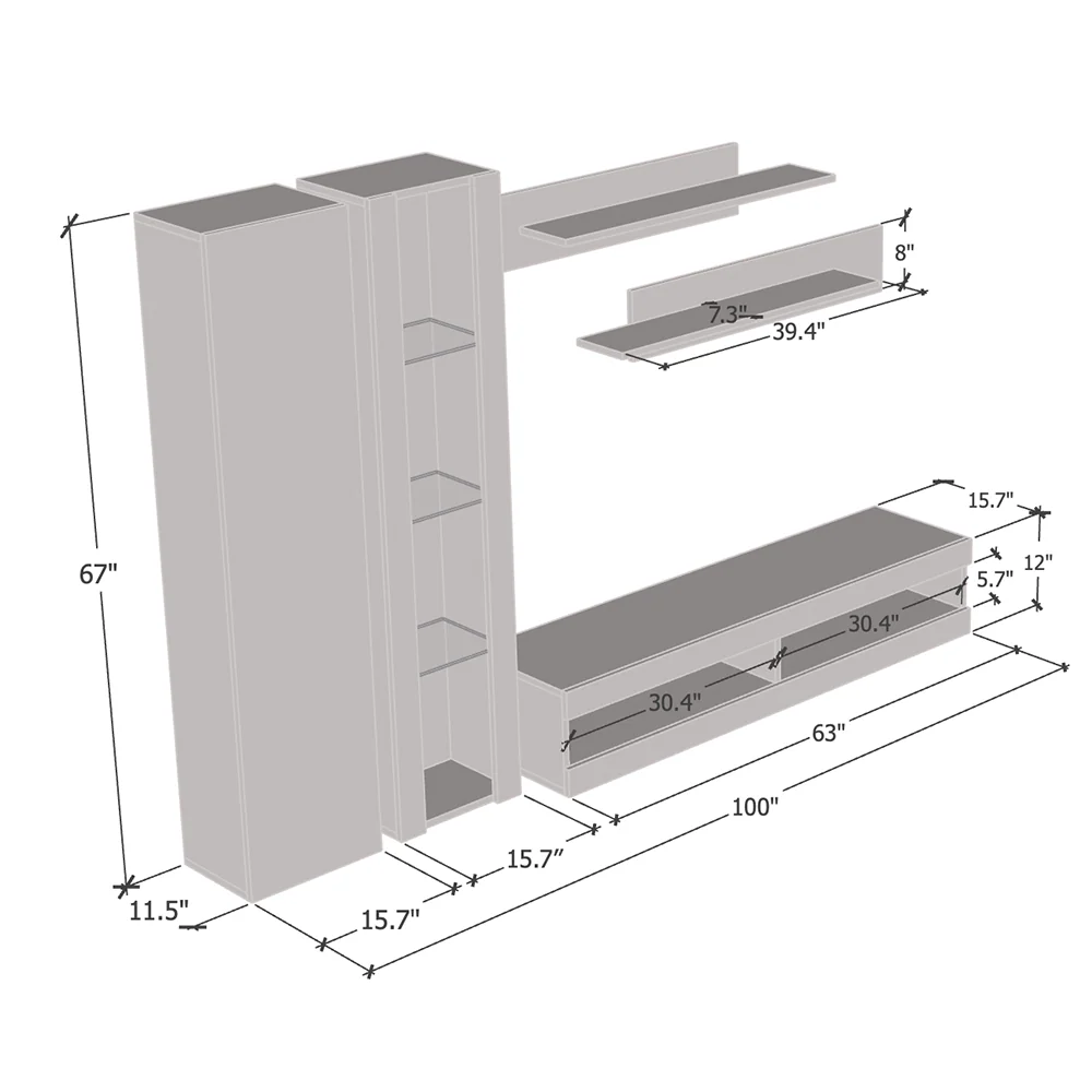 Fly A 34TV Floating Entertainment Center - Image 10