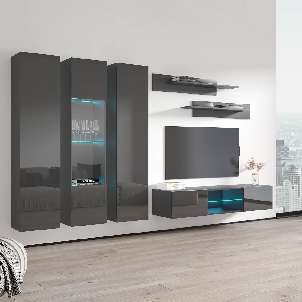 Fly C 33TV Floating Entertainment Center - Image 28