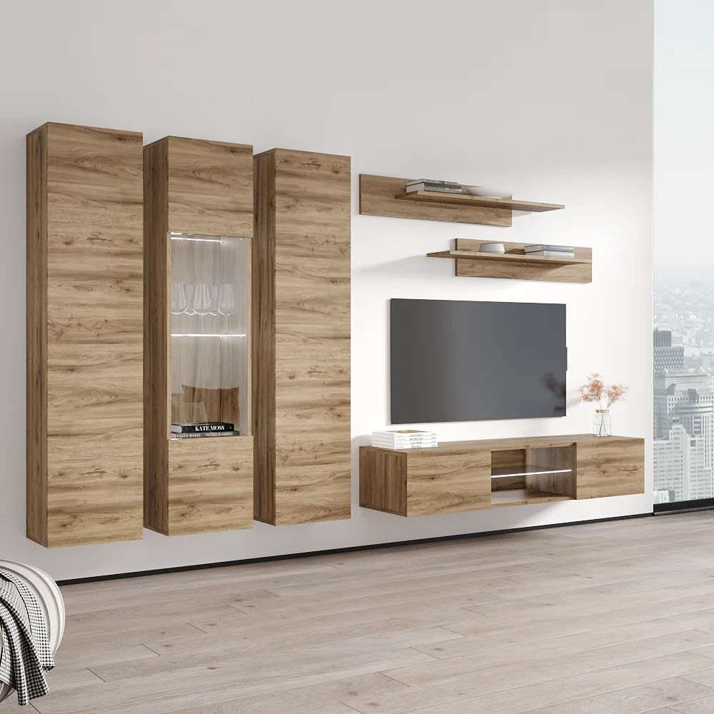 Fly C 33TV Floating Entertainment Center - Image 33