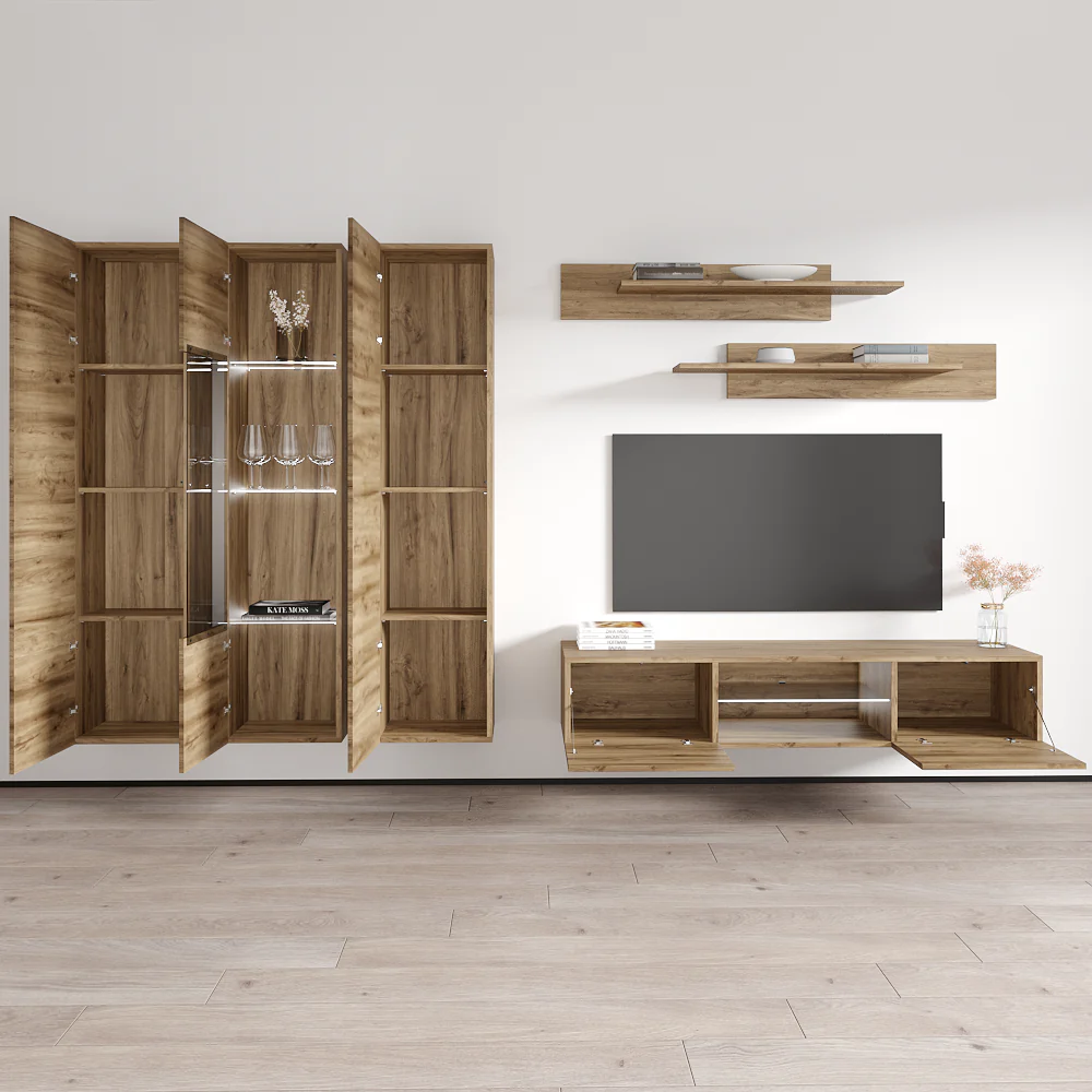 Fly C 33TV Floating Entertainment Center - Image 34