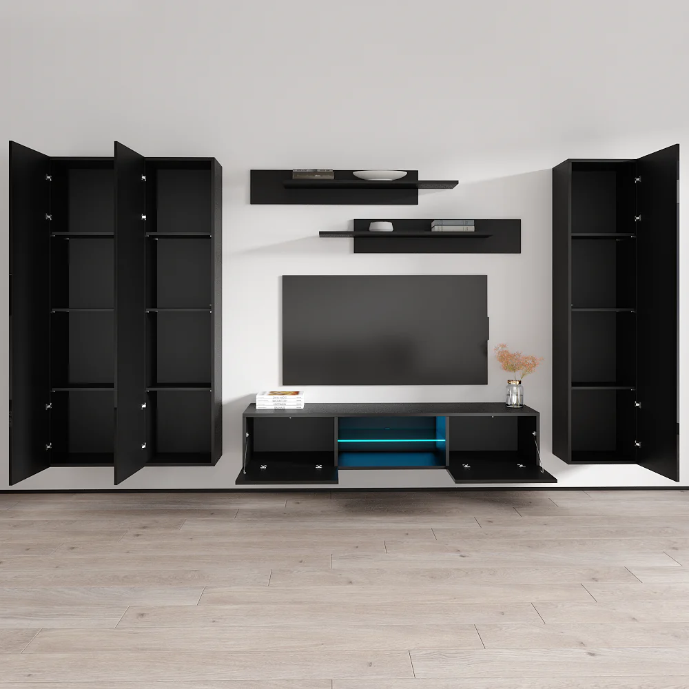 Fly C 33TV Floating Entertainment Center - Image 44