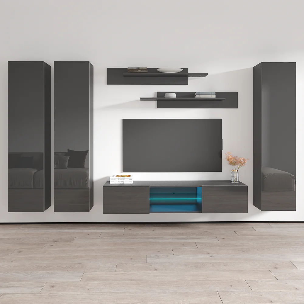 Fly C 33TV Floating Entertainment Center - Image 46