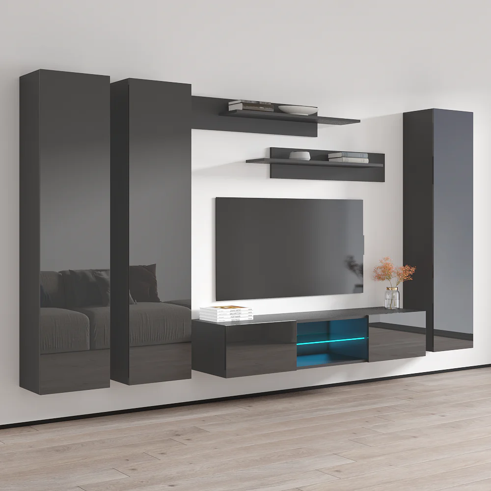 Fly C 33TV Floating Entertainment Center - Image 47