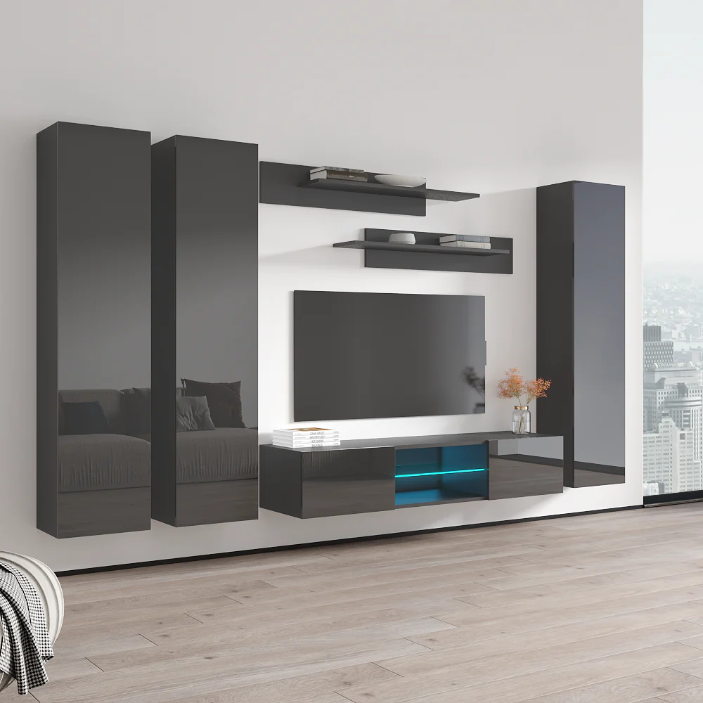 Fly C 33TV Floating Entertainment Center - Image 48