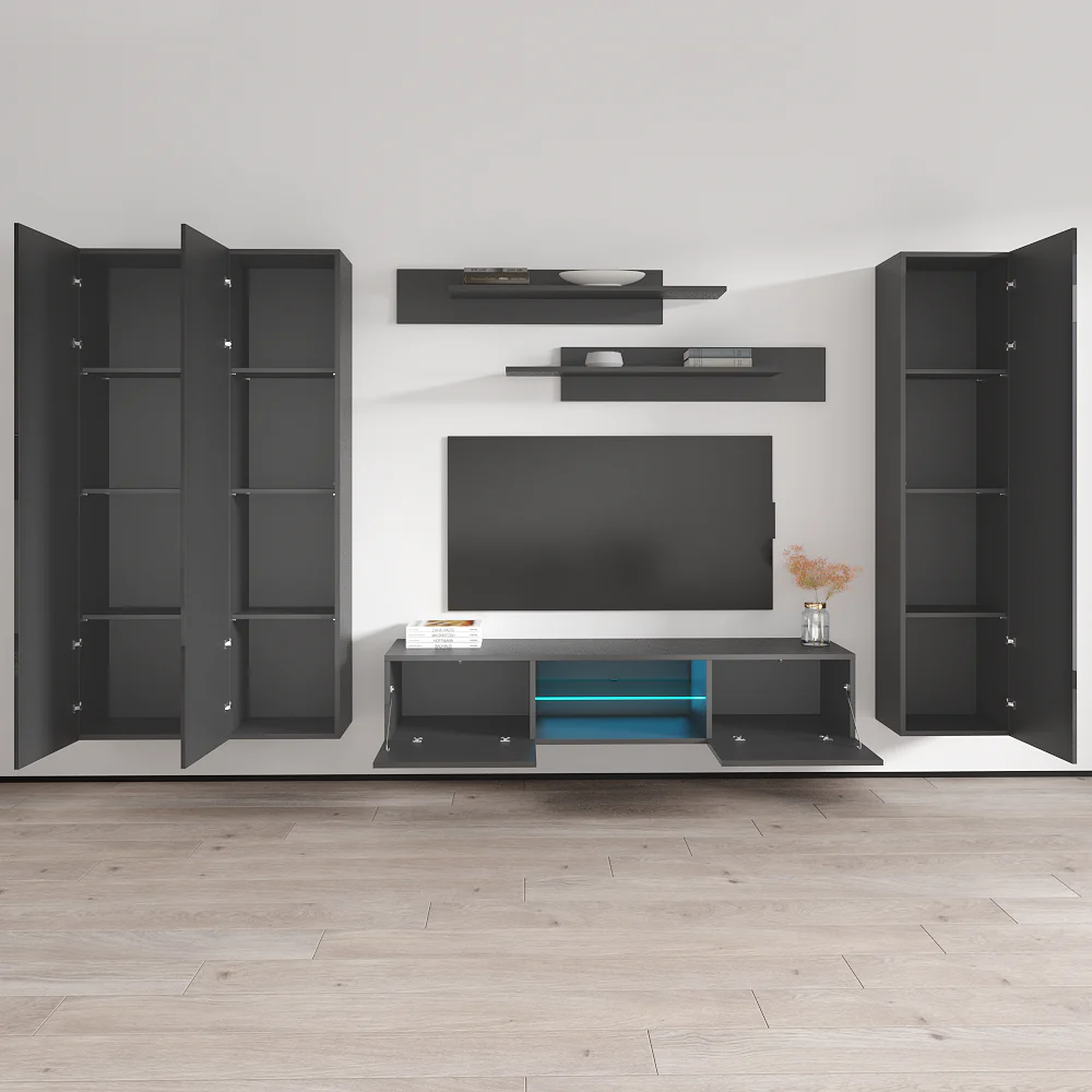 Fly C 33TV Floating Entertainment Center - Image 49