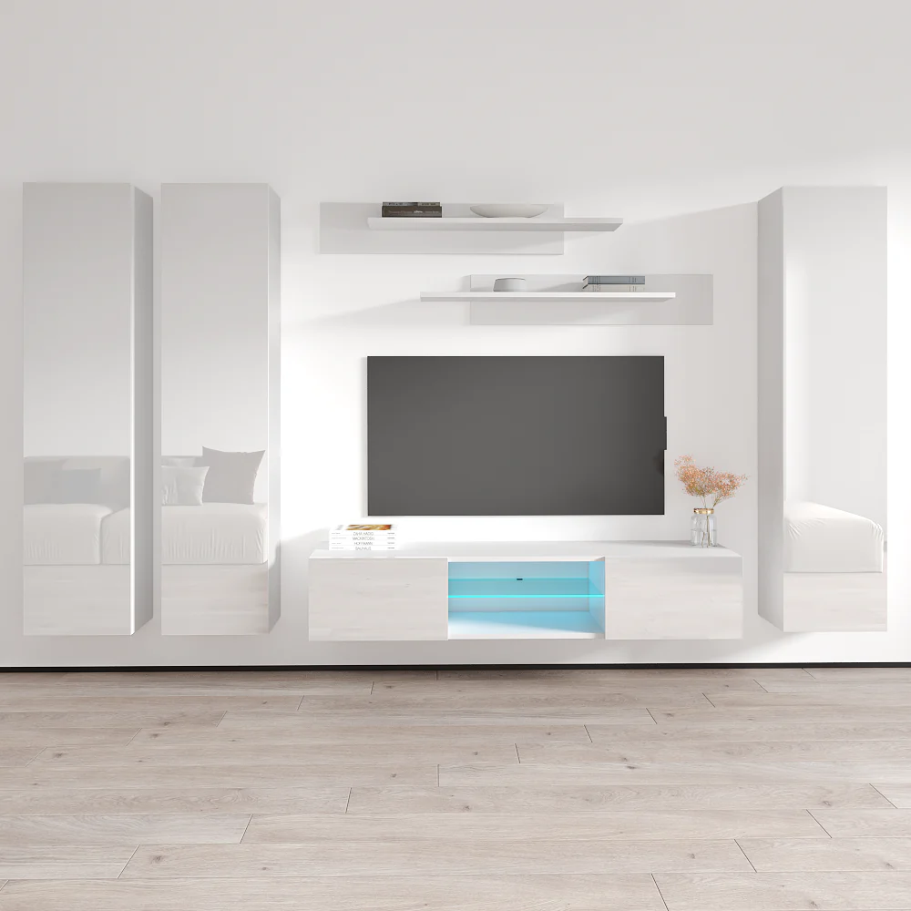 Fly C 33TV Floating Entertainment Center - Image 56