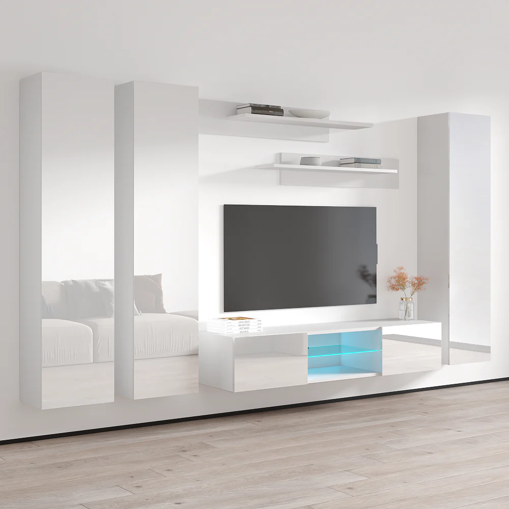 Fly C 33TV Floating Entertainment Center - Image 57